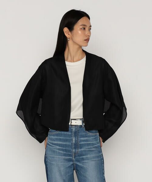 COMME CA PLATINUM / コムサ・プラチナ ブルゾン | サンベールライトカラミ織り ブルゾン | 詳細14