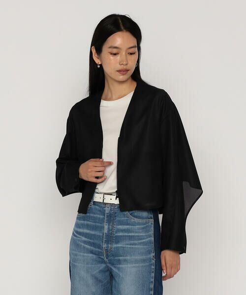 COMME CA PLATINUM / コムサ・プラチナ ブルゾン | サンベールライトカラミ織り ブルゾン | 詳細15