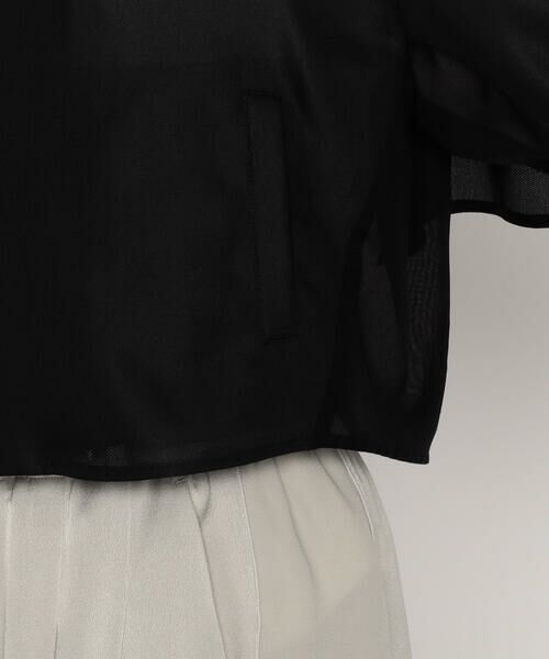 COMME CA PLATINUM / コムサ・プラチナ ブルゾン | サンベールライトカラミ織り ブルゾン | 詳細23