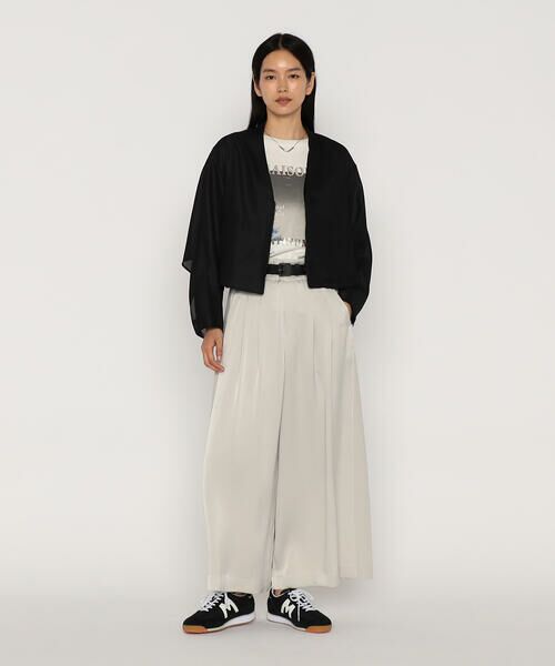 COMME CA PLATINUM / コムサ・プラチナ ブルゾン | サンベールライトカラミ織り ブルゾン | 詳細7