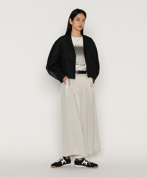 COMME CA PLATINUM / コムサ・プラチナ ブルゾン | サンベールライトカラミ織り ブルゾン | 詳細8