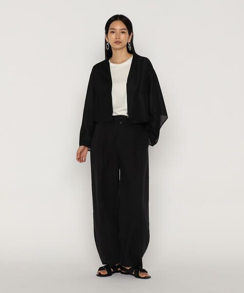 COMME CA PLATINUM / コムサ・プラチナ ブルゾン | サンベールライトカラミ織り ブルゾン | 詳細10