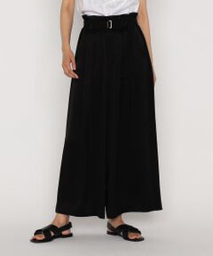 COMME CA PLATINUM / コムサ・プラチナ その他パンツ | トリアセテート/キュプラサテンジョーゼット ワイドパンツ