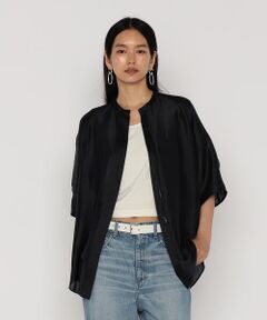 COMME CA PLATINUM / コムサ・プラチナ シャツ・ブラウス | リネンシルクシフォン シャツ