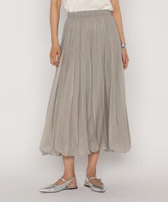 COMME CA PLATINUM / コムサ・プラチナ ロング・マキシ丈スカート | オーガンジートリコットデニムプリント