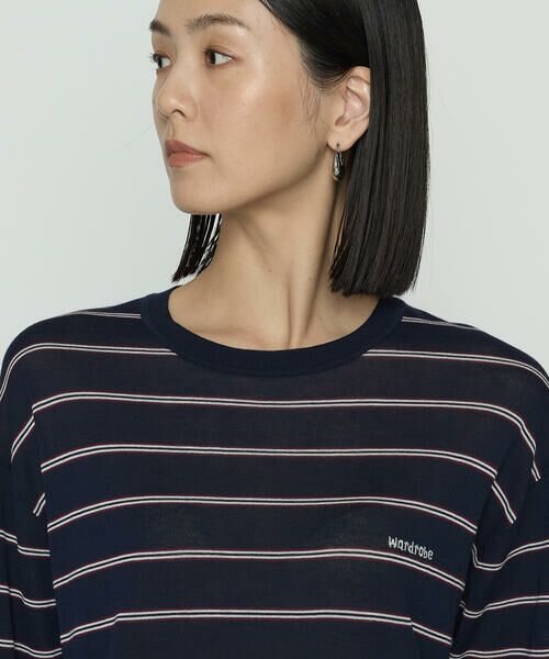 COMME CA PLATINUM / コムサ・プラチナ カットソー | モダールコットン14G天竺 ニットプルオーバー | 詳細6