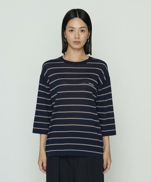 COMME CA PLATINUM / コムサ・プラチナ カットソー | モダールコットン14G天竺 ニットプルオーバー | 詳細3