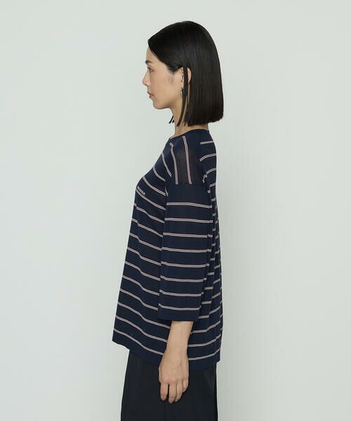 COMME CA PLATINUM / コムサ・プラチナ カットソー | モダールコットン14G天竺 ニットプルオーバー | 詳細4