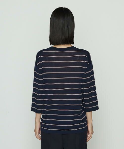 COMME CA PLATINUM / コムサ・プラチナ カットソー | モダールコットン14G天竺 ニットプルオーバー | 詳細5