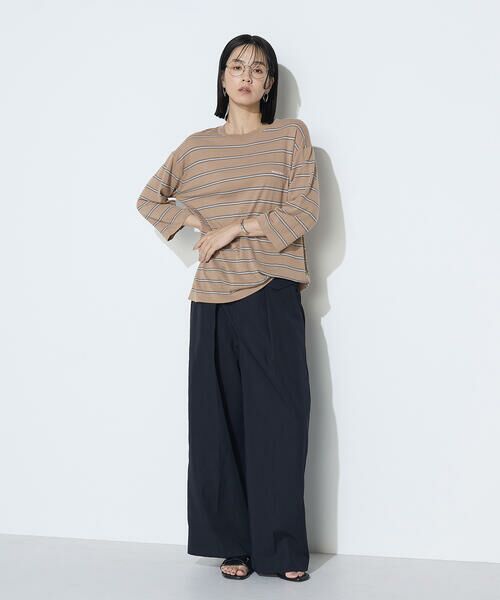 COMME CA PLATINUM / コムサ・プラチナ カットソー | モダールコットン14G天竺 ニットプルオーバー | 詳細16