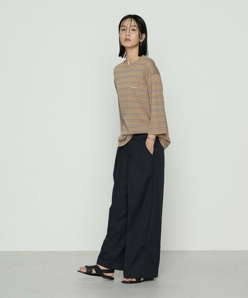 COMME CA PLATINUM / コムサ・プラチナ カットソー | モダールコットン14G天竺 ニットプルオーバー | 詳細12