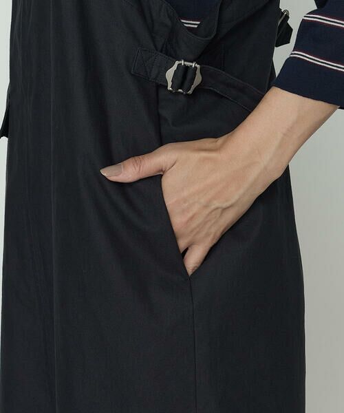 COMME CA PLATINUM / コムサ・プラチナ ドレス | コットンクロス サロペットスカート | 詳細13