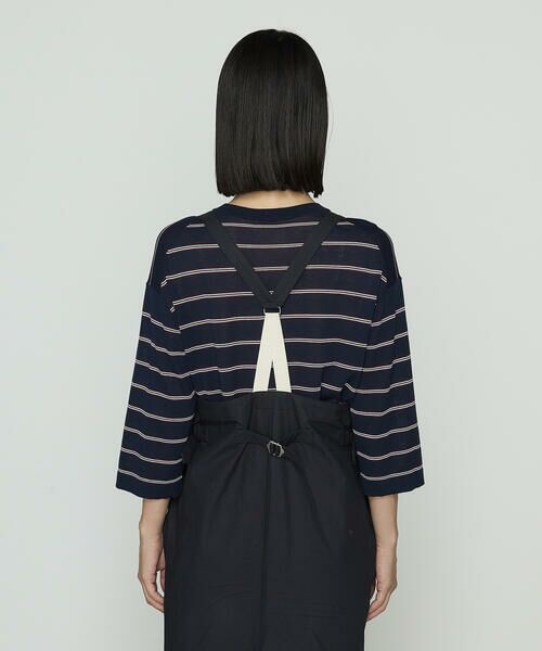 COMME CA PLATINUM / コムサ・プラチナ ドレス | コットンクロス サロペットスカート | 詳細10