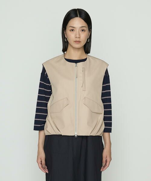 COMME CA PLATINUM / コムサ・プラチナ ベスト | ツイル撥水 ベスト | 詳細4