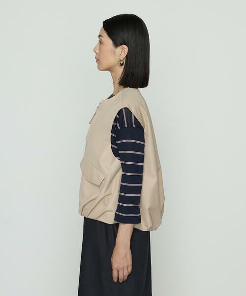 COMME CA PLATINUM / コムサ・プラチナ ベスト | ツイル撥水 ベスト | 詳細5