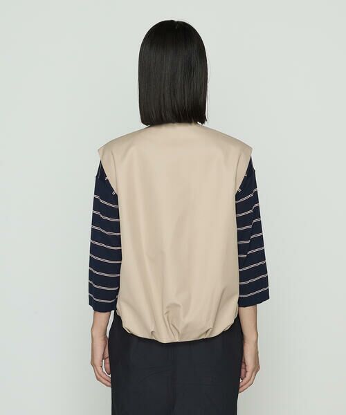 COMME CA PLATINUM / コムサ・プラチナ ベスト | ツイル撥水 ベスト | 詳細6