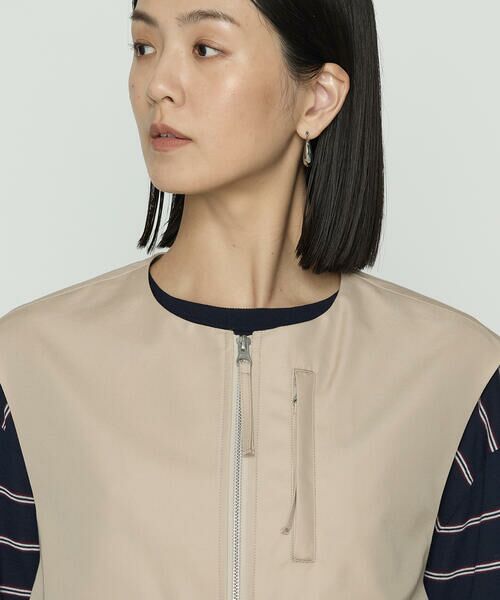 COMME CA PLATINUM / コムサ・プラチナ ベスト | ツイル撥水 ベスト | 詳細7