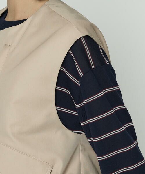 COMME CA PLATINUM / コムサ・プラチナ ベスト | ツイル撥水 ベスト | 詳細8