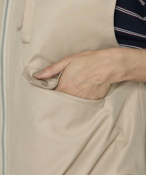 COMME CA PLATINUM / コムサ・プラチナ ベスト | ツイル撥水 ベスト | 詳細9