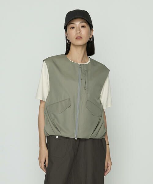 COMME CA PLATINUM / コムサ・プラチナ ベスト | ツイル撥水 ベスト | 詳細17