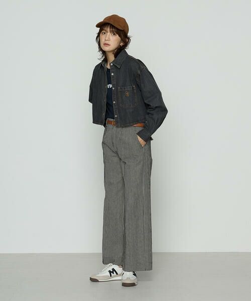 COMME CA PLATINUM / コムサ・プラチナ シャツ・ブラウス | 7.5ozデニム クロップドシャツ | 詳細2