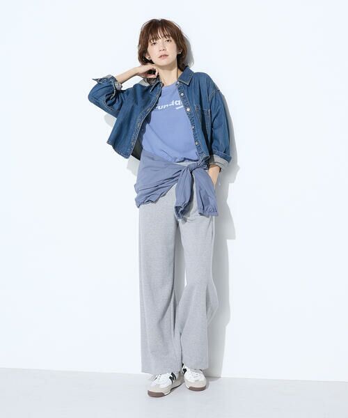 COMME CA PLATINUM / コムサ・プラチナ シャツ・ブラウス | 7.5ozデニム クロップドシャツ | 詳細22