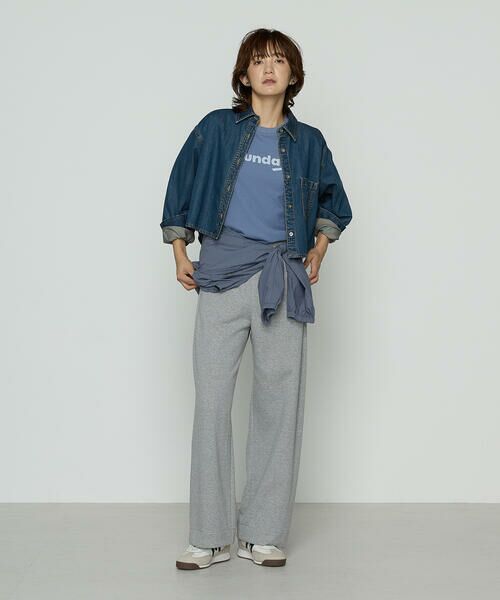 COMME CA PLATINUM / コムサ・プラチナ シャツ・ブラウス | 7.5ozデニム クロップドシャツ | 詳細10