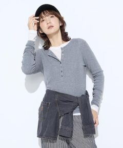 COMME CA PLATINUM / コムサ・プラチナ ニット・セーター | 14G総針編 ニットプルオーバー