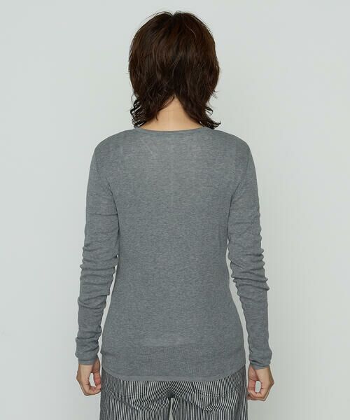 COMME CA PLATINUM / コムサ・プラチナ ニット・セーター | 14G総針編 ニットプルオーバー | 詳細7