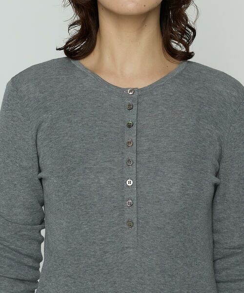 COMME CA PLATINUM / コムサ・プラチナ ニット・セーター | 14G総針編 ニットプルオーバー | 詳細8