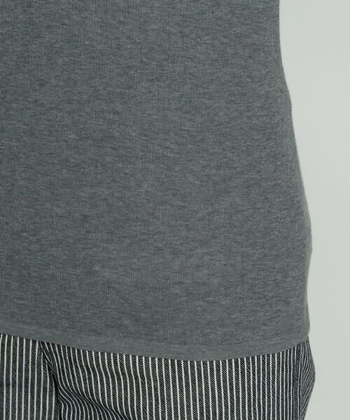 COMME CA PLATINUM / コムサ・プラチナ ニット・セーター | 14G総針編 ニットプルオーバー | 詳細10