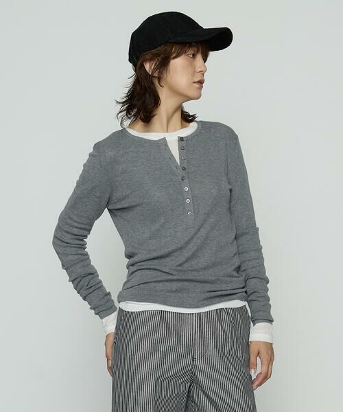 COMME CA PLATINUM / コムサ・プラチナ ニット・セーター | 14G総針編 ニットプルオーバー | 詳細4
