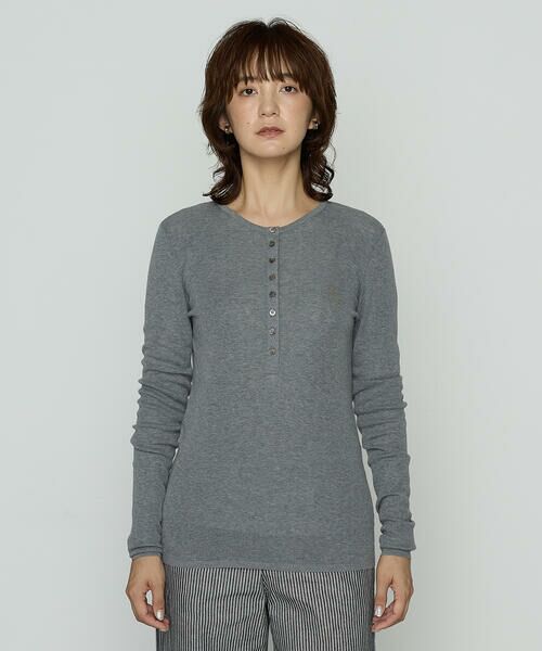 COMME CA PLATINUM / コムサ・プラチナ ニット・セーター | 14G総針編 ニットプルオーバー | 詳細5