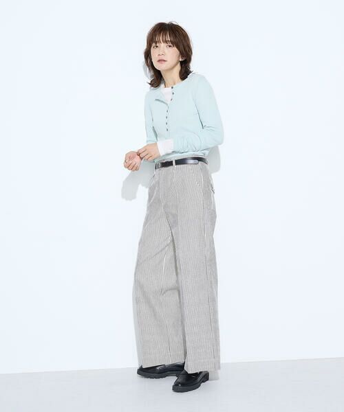 COMME CA PLATINUM / コムサ・プラチナ ニット・セーター | 14G総針編 ニットプルオーバー | 詳細19