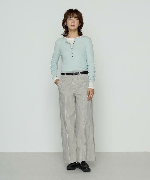 COMME CA PLATINUM / コムサ・プラチナ ニット・セーター | 14G総針編 ニットプルオーバー | 詳細15