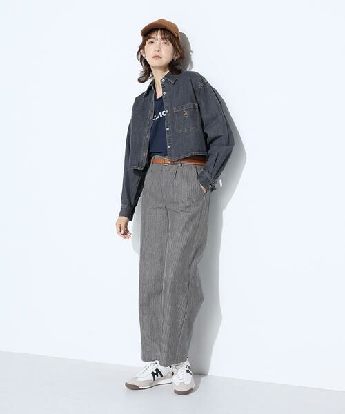 COMME CA PLATINUM / コムサ・プラチナ スラックス・ドレスパンツ | ヒッコリーストライプ パンツ | 詳細8