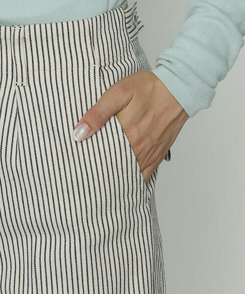 COMME CA PLATINUM / コムサ・プラチナ スラックス・ドレスパンツ | ヒッコリーストライプ パンツ | 詳細16