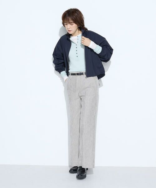COMME CA PLATINUM / コムサ・プラチナ スラックス・ドレスパンツ | ヒッコリーストライプ パンツ | 詳細20