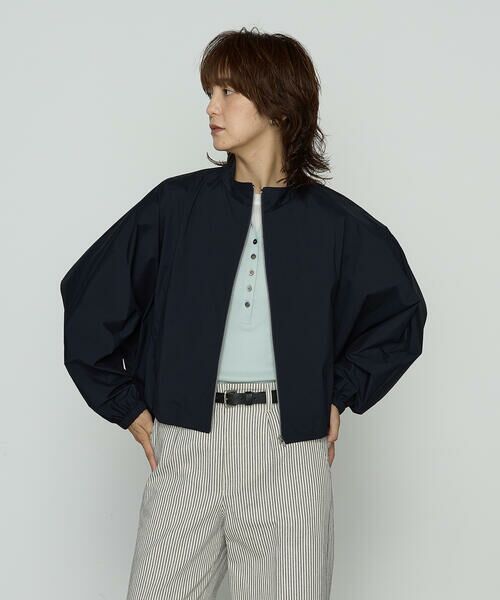 COMME CA PLATINUM / コムサ・プラチナ ブルゾン | ドライナイロンストレッチタフタ ブルゾン | 詳細6