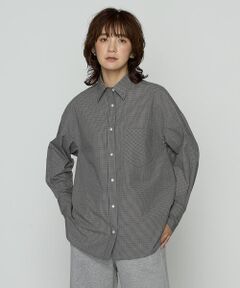 COMME CA PLATINUM / コムサ・プラチナ シャツ・ブラウス | タイプライターミニチェック シャツ