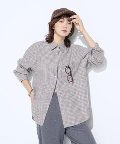 COMME CA PLATINUM / コムサ・プラチナ シャツ・ブラウス | タイプライターミニチェック シャツ