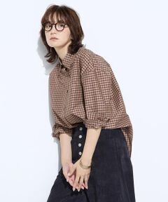 COMME CA PLATINUM / コムサ・プラチナ シャツ・ブラウス | コンパクトオーガニックコットンECOPETチェック シャツ