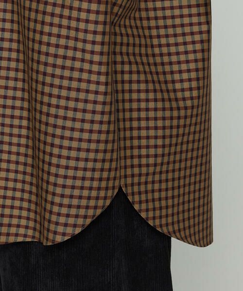 COMME CA PLATINUM / コムサ・プラチナ シャツ・ブラウス | コンパクトオーガニックコットンECOPETチェック シャツ | 詳細10