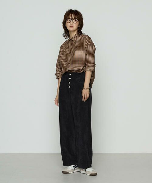 COMME CA PLATINUM / コムサ・プラチナ シャツ・ブラウス | コンパクトオーガニックコットンECOPETチェック シャツ | 詳細2
