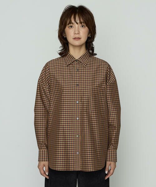 COMME CA PLATINUM / コムサ・プラチナ シャツ・ブラウス | コンパクトオーガニックコットンECOPETチェック シャツ | 詳細5