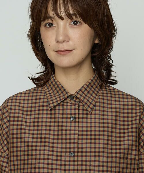 COMME CA PLATINUM / コムサ・プラチナ シャツ・ブラウス | コンパクトオーガニックコットンECOPETチェック シャツ | 詳細8