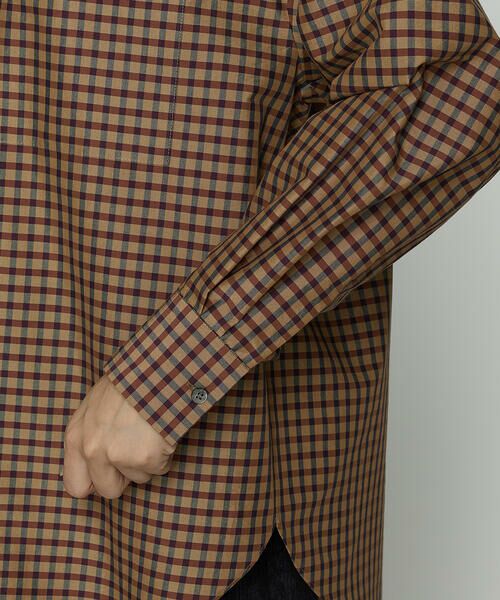COMME CA PLATINUM / コムサ・プラチナ シャツ・ブラウス | コンパクトオーガニックコットンECOPETチェック シャツ | 詳細9