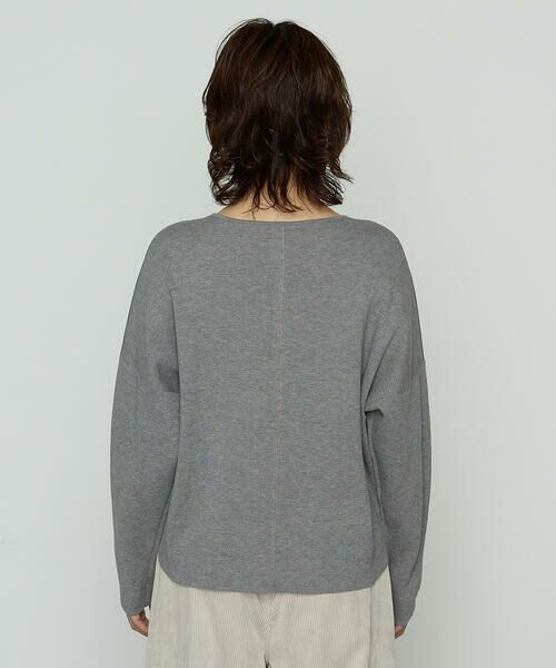 COMME CA PLATINUM / コムサ・プラチナ ニット・セーター | 14G接結編 ニットプルオーバー | 詳細8