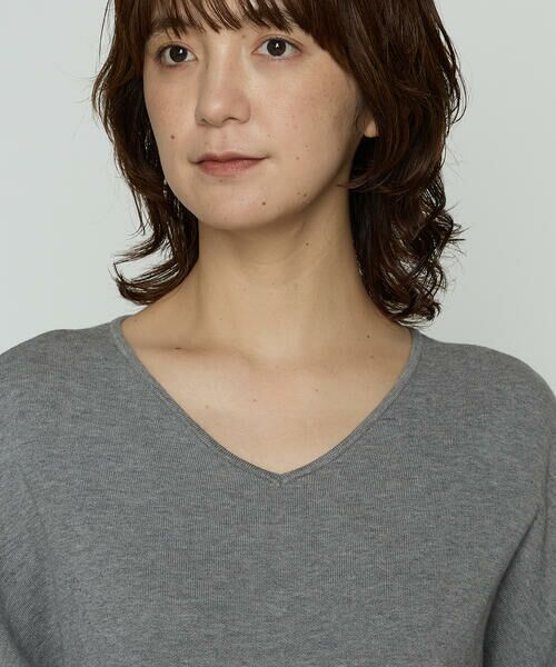 COMME CA PLATINUM / コムサ・プラチナ ニット・セーター | 14G接結編 ニットプルオーバー | 詳細9