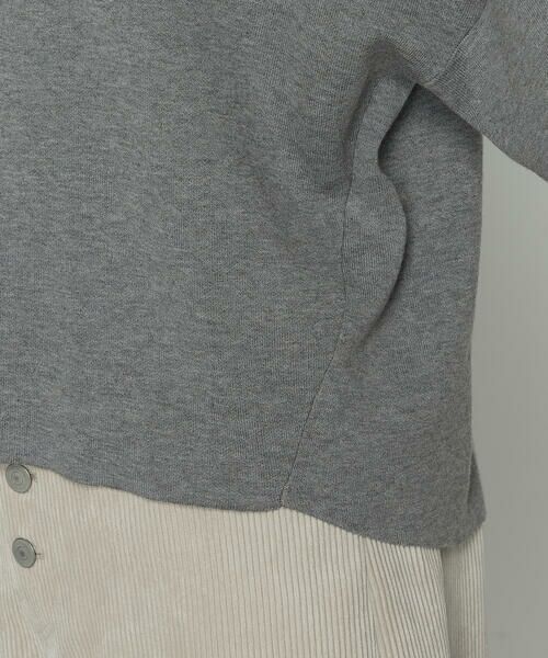 COMME CA PLATINUM / コムサ・プラチナ ニット・セーター | 14G接結編 ニットプルオーバー | 詳細12